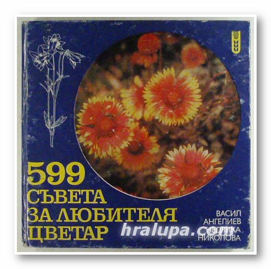 599 СЪВЕТА ЗА ЛЮБИТЕЛЯ ЦВЕТАР, ВАСИЛ АНГЕЛИЕВ, ЦВЕТАНКА НИКОЛОВА, София 1981 г.