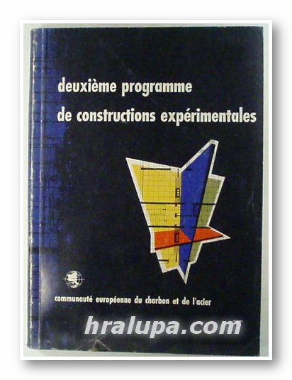 DEUXIEME PROGRAMME DE CONSTRUCTIONS EXPERIMENTALES, Paris 1962