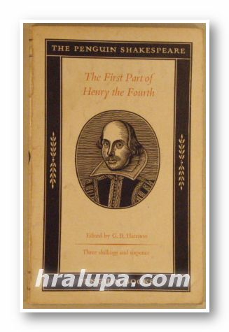 THE FIRST PART OF HENRY THE FOURTH, SHAKESPEARE, London 1965