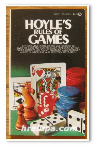 HOYLE'S RILES OF GAMES, ALBERT H. MOREHEAD, GEOFFREY MOTT-SMITH, 1963