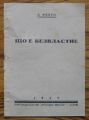 ЩО Е БЕЗВЛАСТИЕ, ЛУЙДЖИ ФАБРИ, 1929