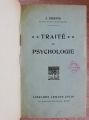 TRAITE DE PSYCHOLOGIE, J. SEGOND, 1930