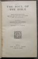 THE SOUL OF THE BIBLE, ULYSSES G. S. PIERCE, 1927